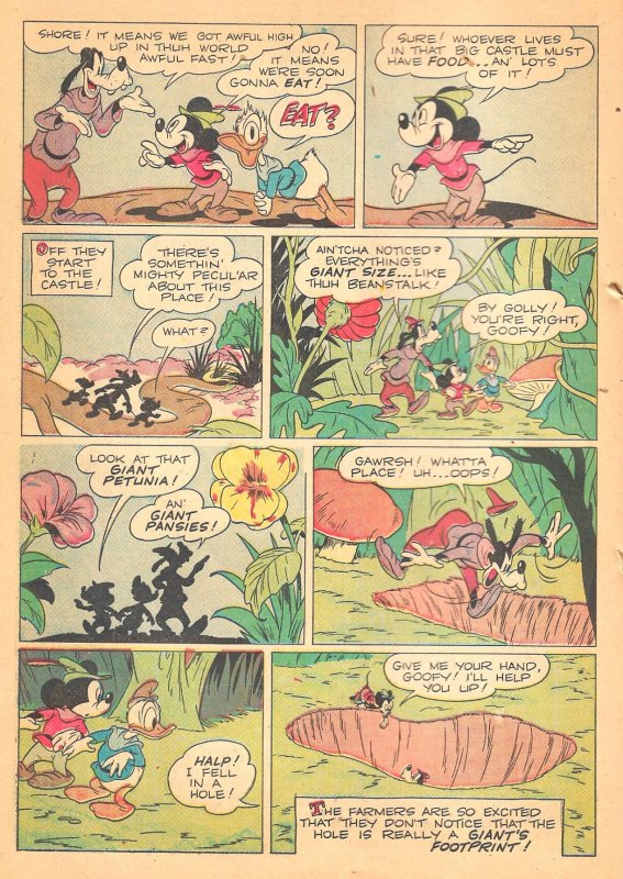 MICKEY & THE BEANSTALK (Four Color #157 1947) 6.0 FN ★ 52 pgs of H. Eisenberg!