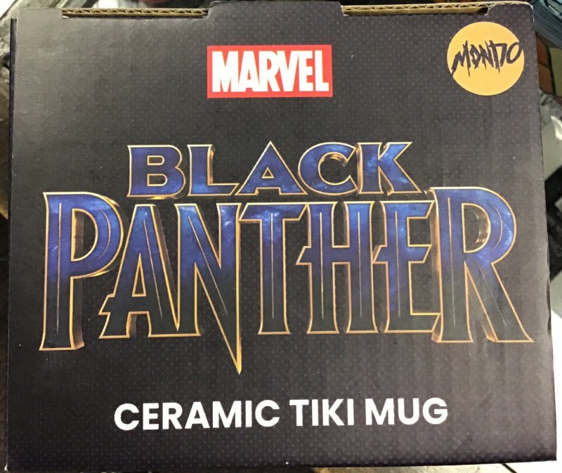 Mondo Marvel Black Panther Ceramic Tiki Mug PREVIEWS EXCLUSIVE