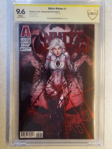 WHITE WIDOW # 1 KINCAID RED FOIL EXCLUSIVE ABSOLUTE CBCS 9.6. SIGNED KINCAID