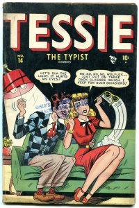 Tessie The Typist #14-1948-Timely- Wolverton- Kurtzman- Millie the Model VG