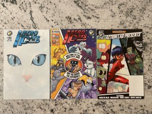 3 Action Lab Comic Books Seafoam # 2 + Kid Sherlock # 2 + Adventure # 2 65 J811