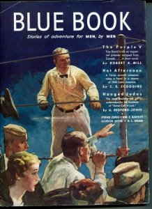 BLUE BOOK PULP-FEB 1942-FN/VF-STOOPS COVER-BEDFORD-JONES-BOND-REEVE FN/VF