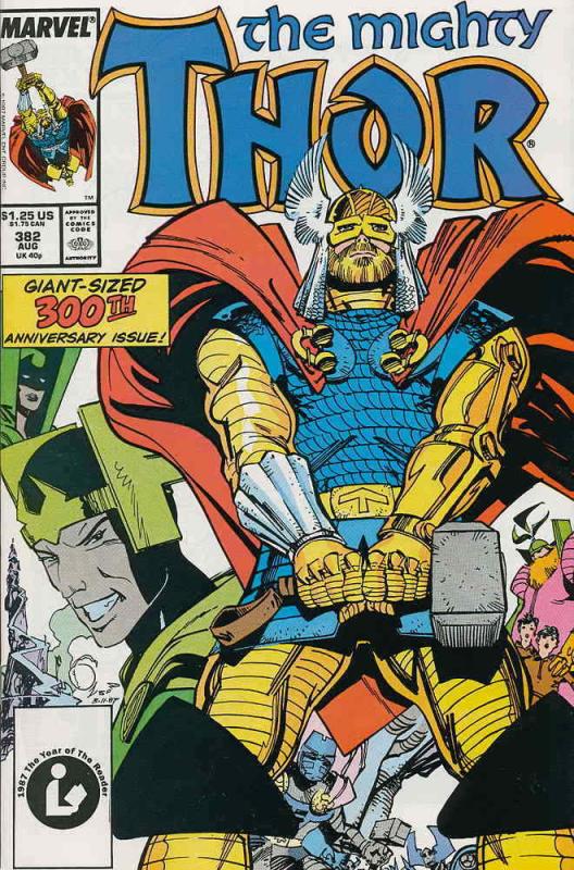 Thor #382 VF/NM; Marvel | save on shipping - details inside