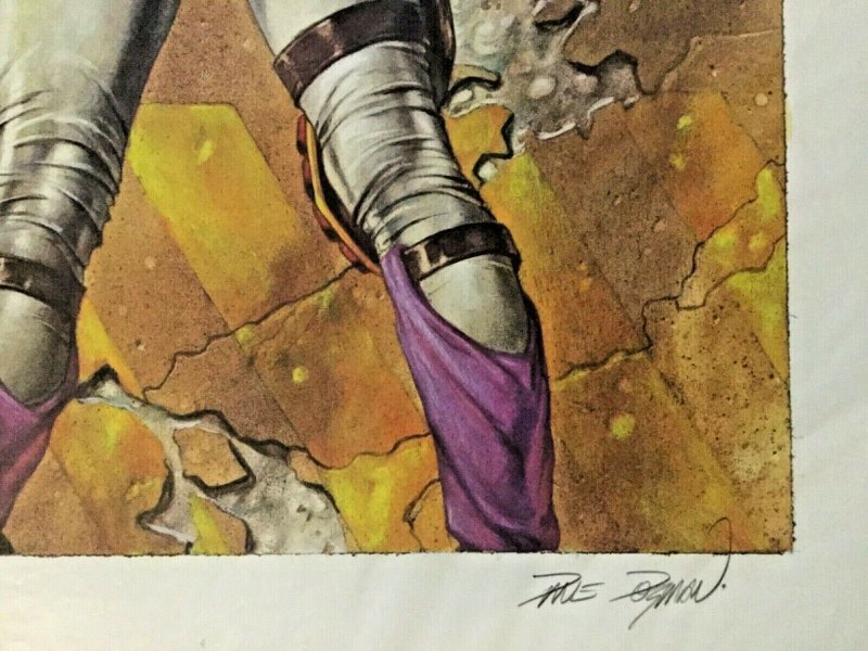TREKKER LIMITED ED. COLOR LITHOGRAPH #115/500 DAVE DORMAN (Boba Fett fame)SIGNED