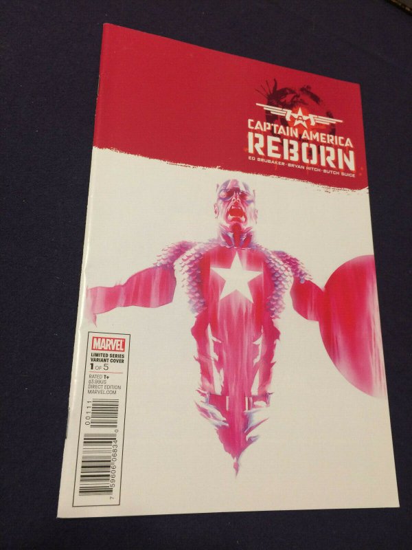 Captain America: Reborn #1 NM Marvel Comics (2009) Alex Ross Red Variant