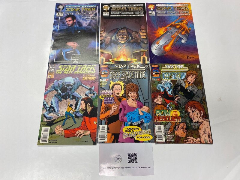 6 MALIBU comic books Star Trek Deep Space Nine #1 10 11 17 20 Next #70 73 K17