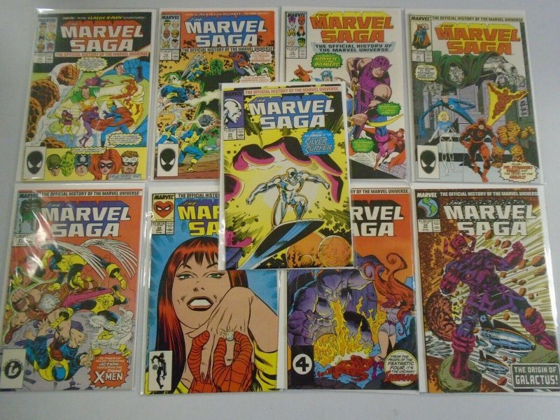 Marvel Saga set #1-25 8.5 VF+ (1985)