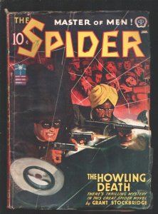 Spider 1/1943-Popular-The Howling Death-Cover art by Rafael DeSoto-Ram Sing...