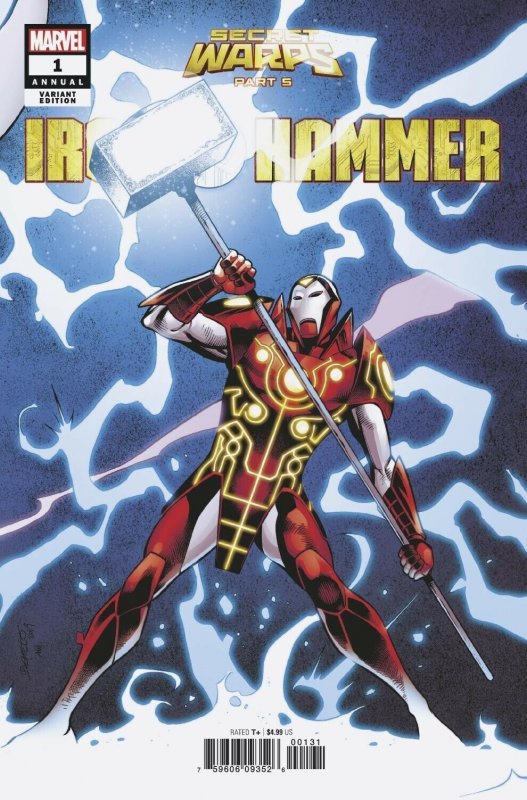 Secret Warps Iron Hammer Annual #1 Connecting Variant (Marvel, 2019) NM 