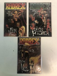 Radrex (1990) Complete Set # 1-2-3 (VF/NM) USA Bullet Comics