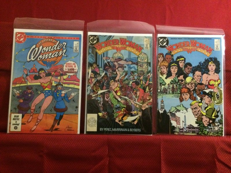 Wonder Woman Lot of 13 Comics From Seasons 1&2 and Wonder Woman DVD 