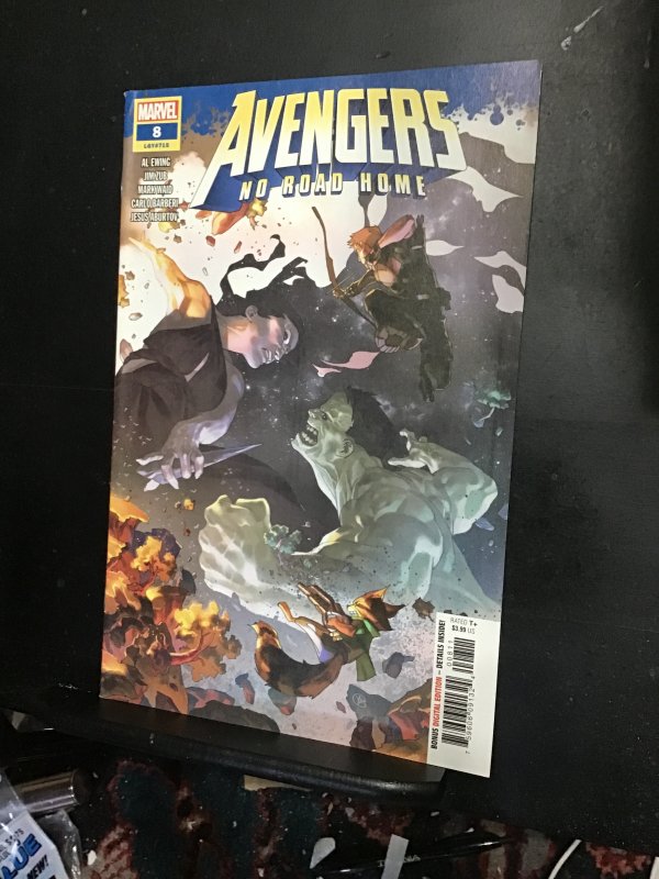 Avengers: No Road Home #8 (2019) High-grade! Immortal Hulk, Hercules! NM- Wow