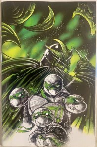 TEENAGE MUTANT NINJA TURTLES BLACK WHITE & GREEN  1 | PONCHO STASHHTLOOT VARIANT