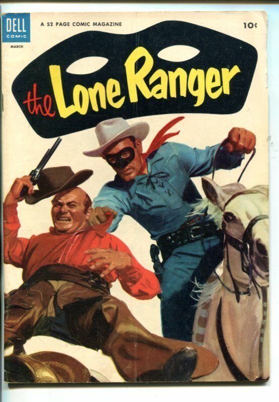 THE LONE RANGER #69-1954-DELL-TONTO-SCOUT-SILVER-SILVER BULLET-vg