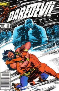 Daredevil #206 (Newsstand) VG ; Marvel | low grade comic May 1984 Kingpin
