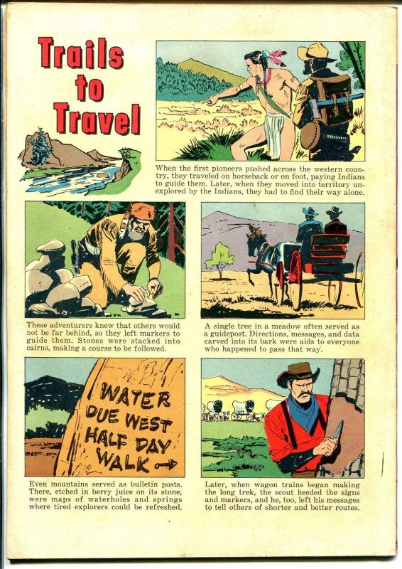 -Four Color Comics #1019 Wagon Train 1959-Dell- Ward Bond-Robert Horton-FN+
