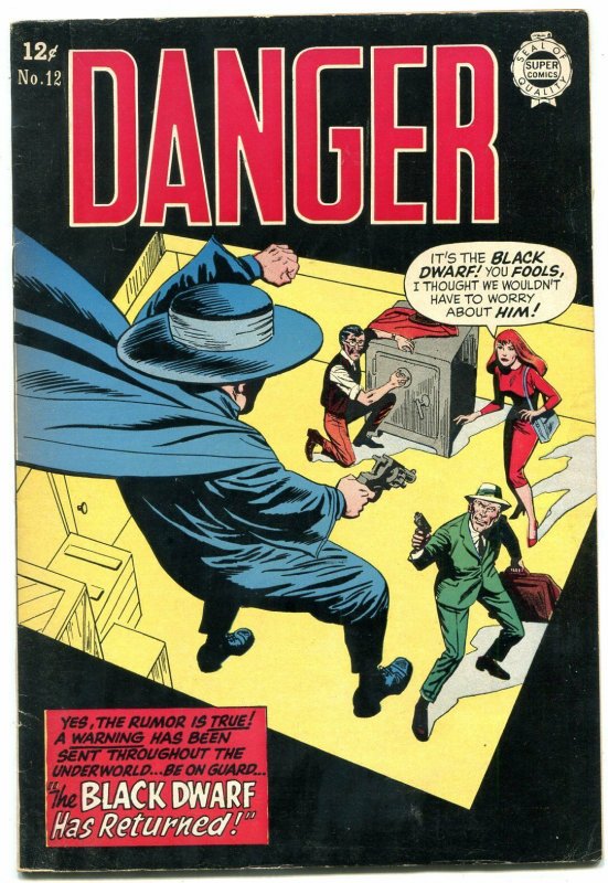 Danger #12 1964-Super Golden Age reprints- Black Dwarf- Nemo VF