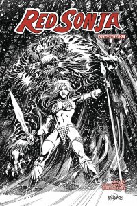 Red Sonja #24 (25 Copy Mandrake B&w Incv) D. E. Comic Book