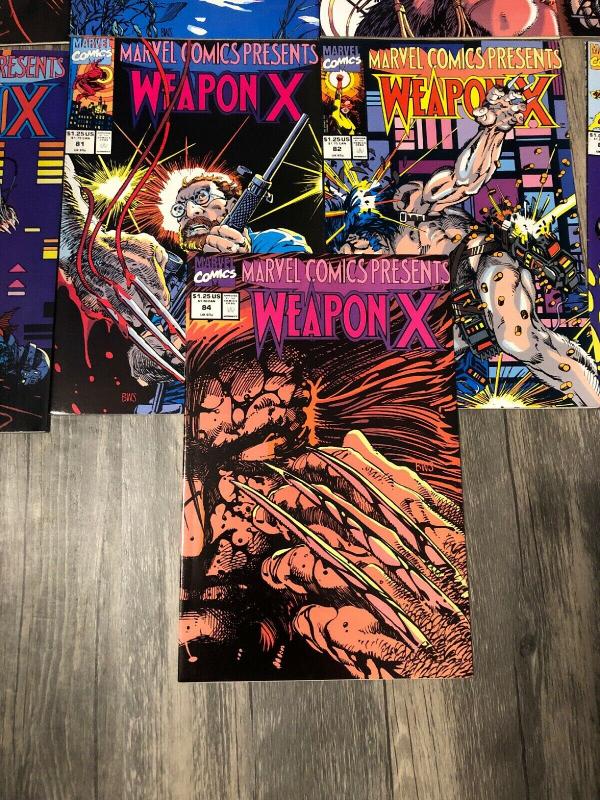 Marvel Comics Presents 72-84 * Weapon X Complete Set *