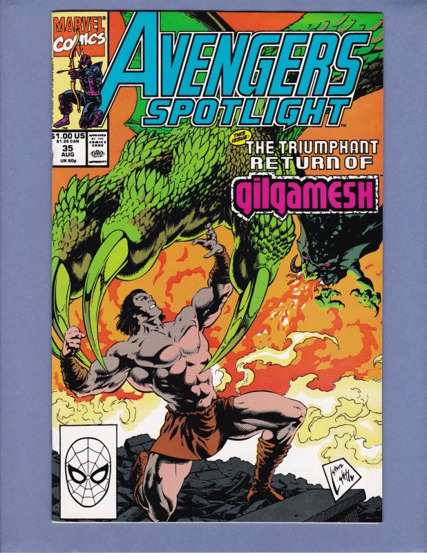 Avengers Spotlight #35 NM- Marvel 1990