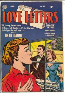 Love Letters #33 1954--headlights-spicy imagery-Ogden Whitney-VG+ 