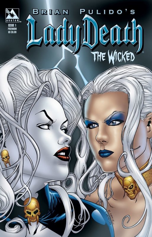 Lady Death The Wicked # 1 Richard Ortiz Premium Variant Cover !!!  NM 