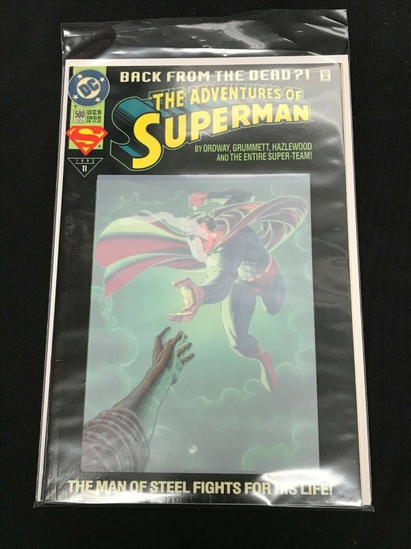 SUPERMAN 3PC LOT (VF) HOLOGRAM INCLUDED!! 1993