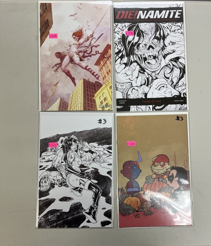 Die!Namite (2020) #2-3-4-5 + Die!Namite Never Dies #1-2 + Variants Set (VF/NM)