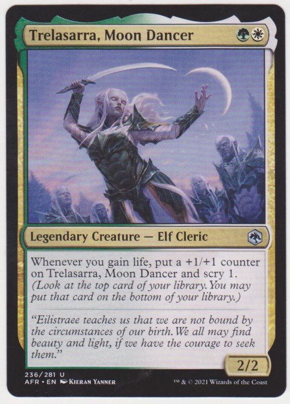 Magic the Gathering: Adventures in the Forgotten Realms- Trelasarra Moon Dancer