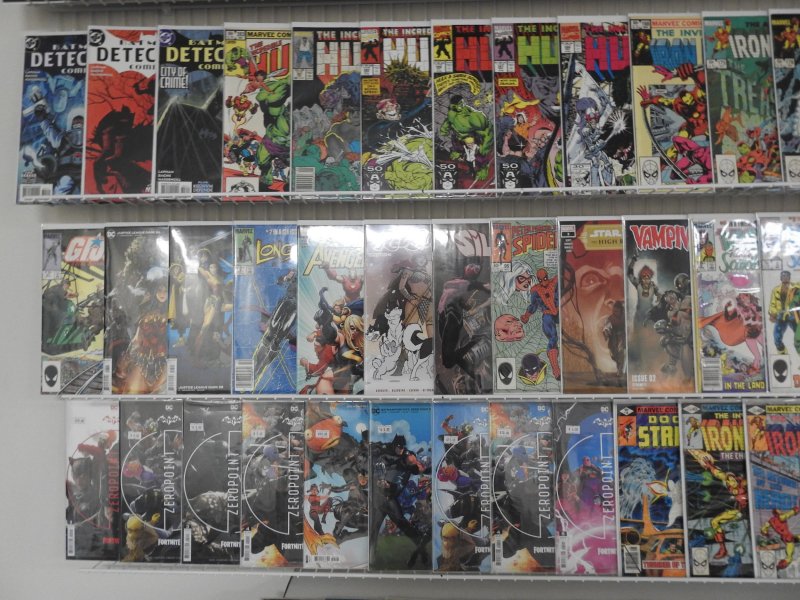Huge Lot 140+ Comics W/ Batman, Ghost Rider,  Hulk, Wolvie+ Avg VF- Condition!!
