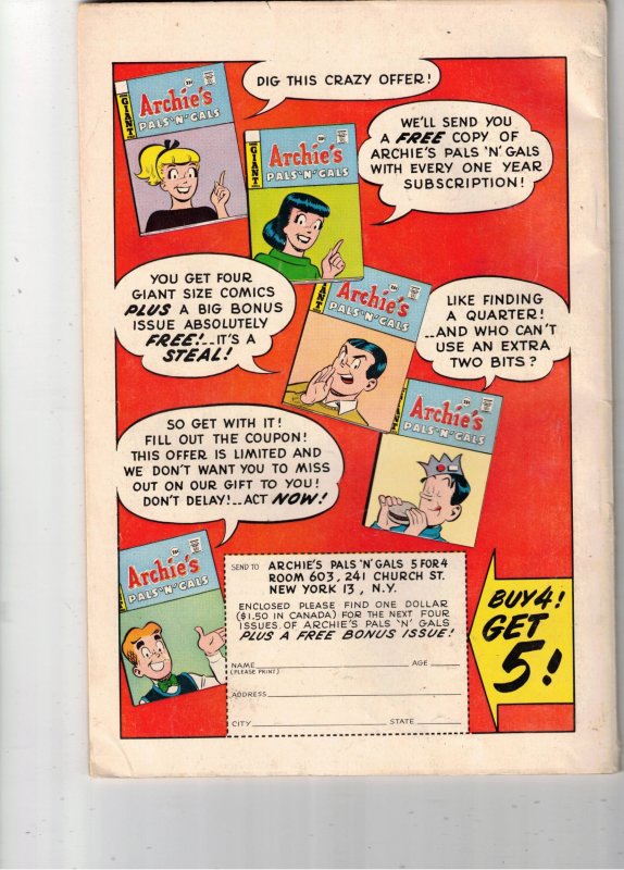 Archie's Madhouse Annual #2 (1964) FN/VF very early Rare 2nd Archie Gian...