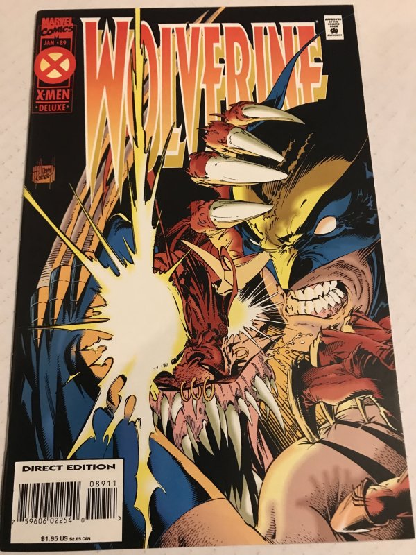 Wolverine #89 : Marvel 1/95 NM-; Andy Kubert art