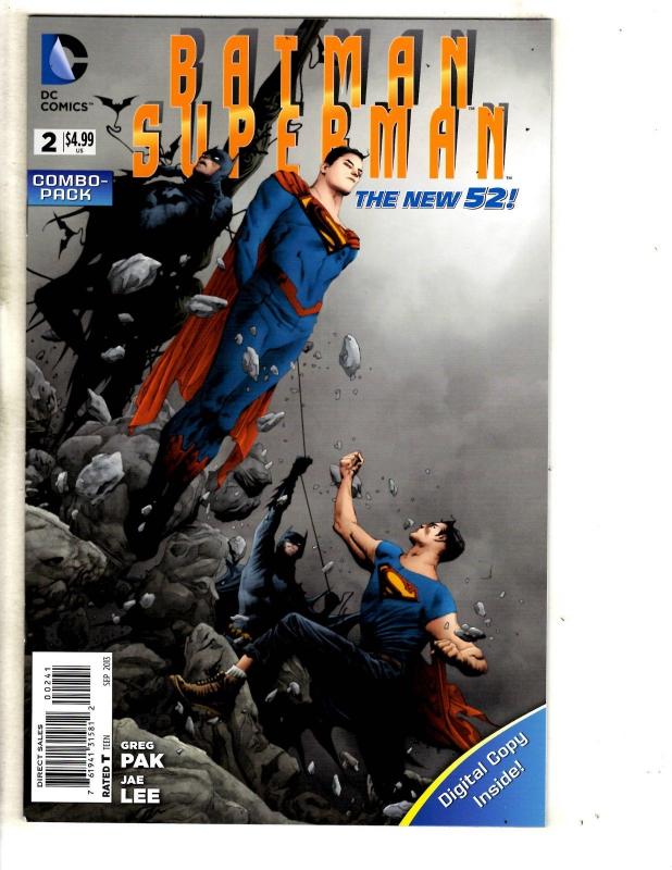 Lot Of 5 Batman Superman DC Comic Books # 1 (Combo) 2 3 4 3.1 (3D) Flash J89