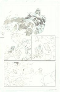 Eternals #2 p.5 - Sprite tricks Thanos - 2021 art by Esad Ribic