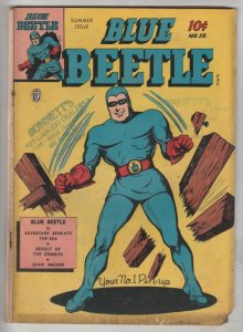 Blue Beetle #38 (Jul-43) VG+ Affordable-Grade Blue Beetle (Ted Kord)