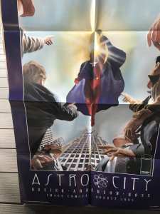 ASTRO CITY #1 Promo poster : Image 1995 NM; Alex Ross art, scarce