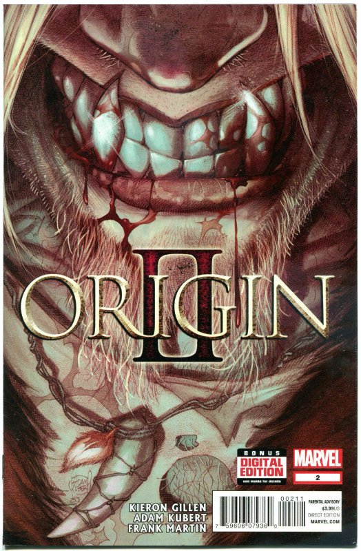 ORIGIN II #2, WOLVERINE, VF, Gillen, Adam Kubert, 2014, more Marvel in store