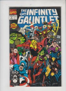 INFINITY GAUNTLET #3 1991 MARVEL /  UNREAD / HIGH