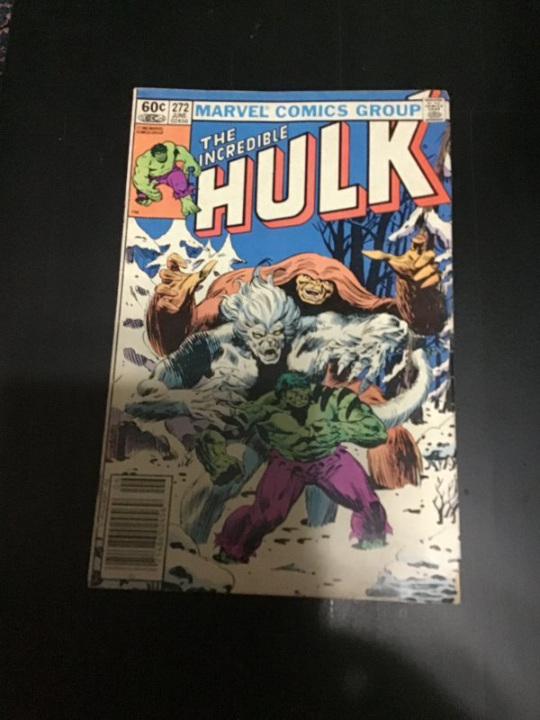 The Incredible Hulk #272 (1982) 2nd Rocket Raccoon! Mid grade! FN- Wow!