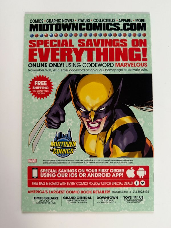 Deadpool #2 Hawthorne Cover (2016) Hip Hip Variant!