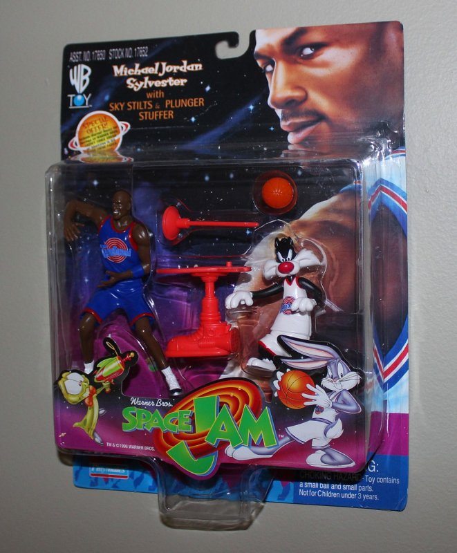 Michael Jordan Space Jam: Michael Jordan & Sylvester Figure MOC 1996 |  Comic Collectibles - Other