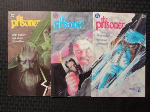 1988 THE PRISONER Book A B C by Dean Motter SC VF/VF+ LOT of 3 DC Comics