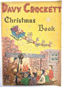 DAVY CROCKETT CHRISTMAS BOOK (1955?)  VG Woonsocket Retailer Promo SCARCE