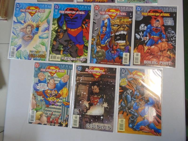 Superman The Man of Steel, 14 Different Lot From:#101-134, 8.0/VF (2001-2003)