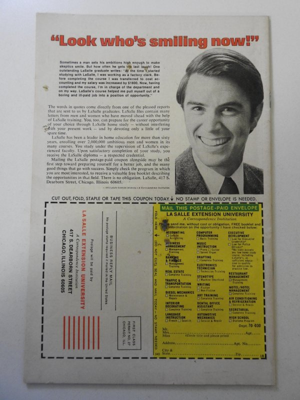 Fantastic Four #164 (1975) VG+ Condition stain bc