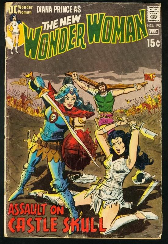 Wonder Woman #192 1971- DC COmics- Castle Skull G