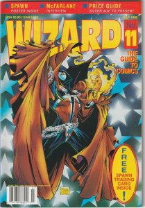 Wizard Magazine # 11 Spawn Cover VF/NM Poster Attached [Y9]