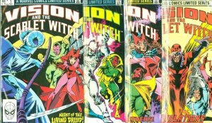 (1982) VISION & The SCARLET WITCH #1 2 3 4 COMPLETE SET! Wandavision! #1-4