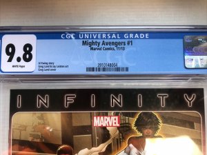 Mighty Avengers #1 CGC 9.8(Al Ewing Story) 2013 - White Pages