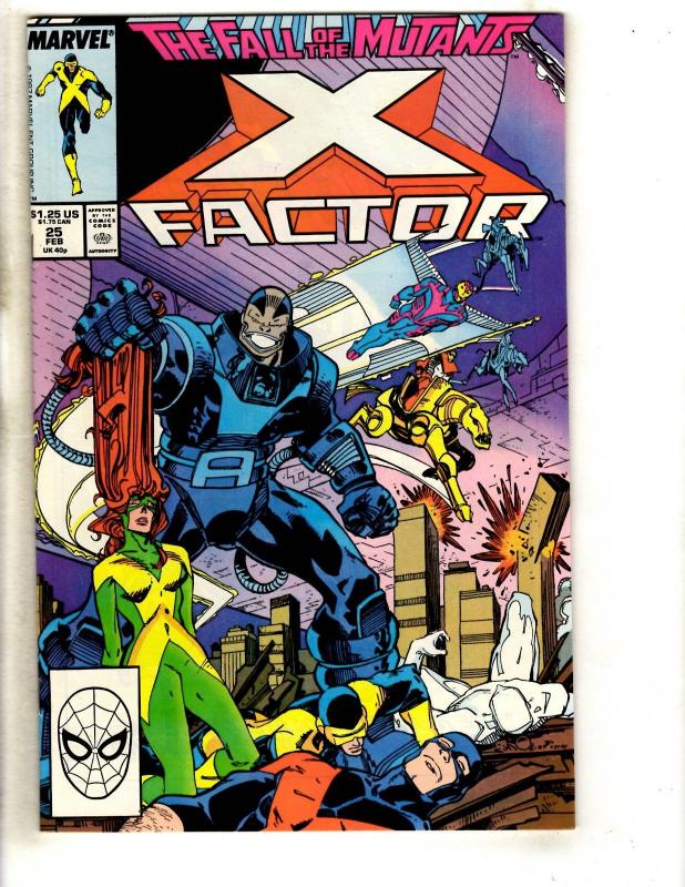 10 X-Factor Marvel Comic Books # 21 22 23 25 26 28 29 30 33 + Annual # 2 J320